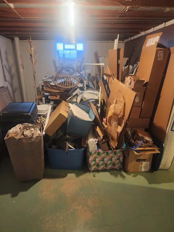 Roll-off dumpster container at job site for Construction Dumpster Rental in Camano